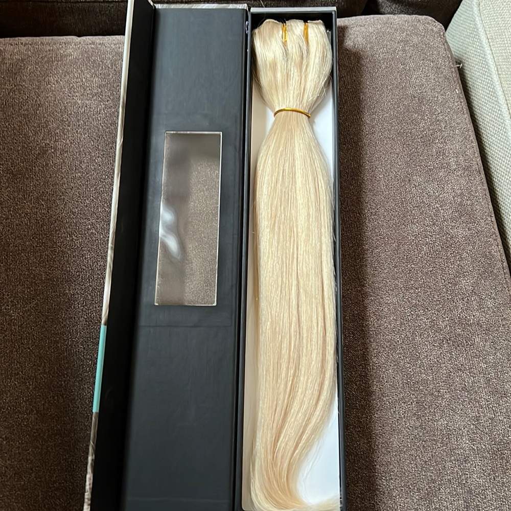 NEW #70 -BTB 100% human hair clip extensions